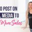 Social Media Marketing Tips - How To Post On Social Media To Make More Sales Media Marketing Tips - How To Post On Social Media To Make More Sales