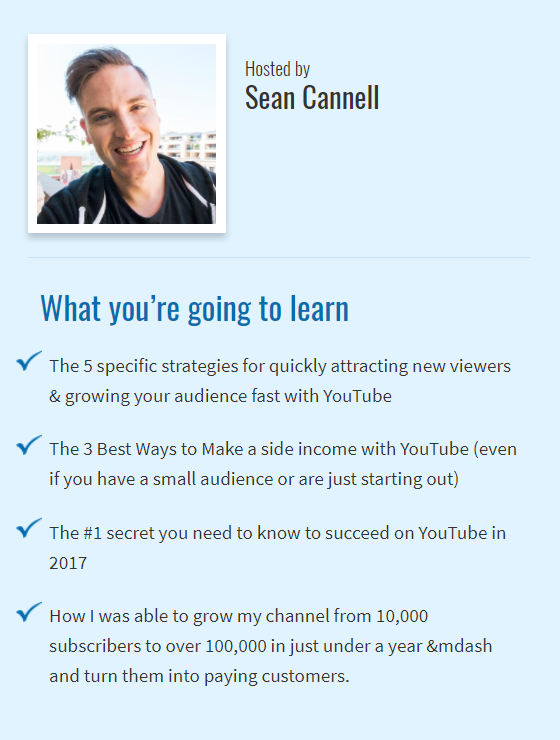 Sean Cannell Shares His Best YouTube Marketing Tips To Grow Your Business Fast Using Video 