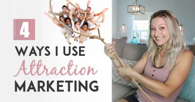 Attraction Marketing Tips - 4 Ways I Use Attraction Marketing To Bring Me 2-5 New Teammates A Week