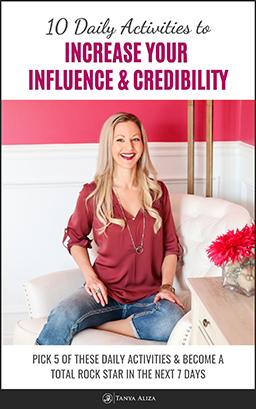 My 10 Daily Activities To Help You Increase Your Influence And Credibility - freebie