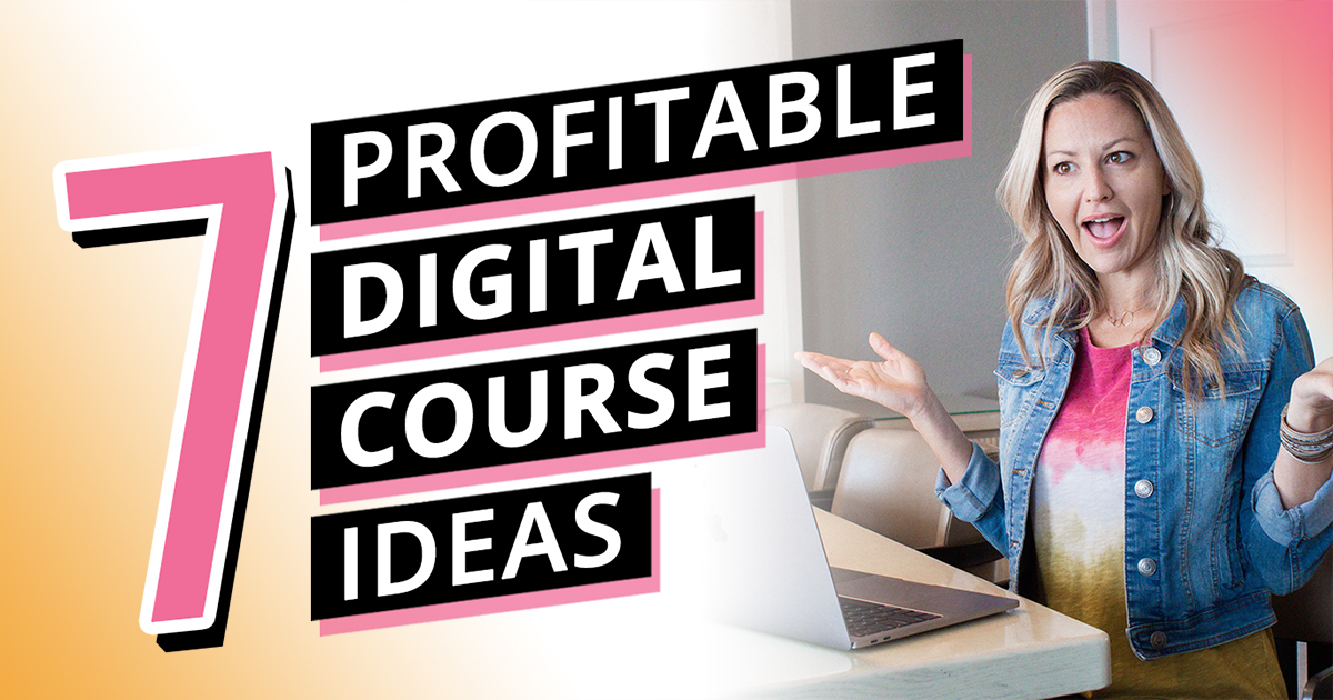 7 Profitable Online Course Ideas (create a course that leads you to financial freedom)